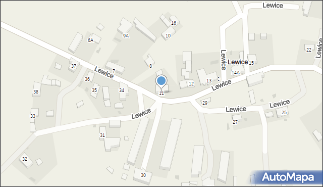 Lewice, Lewice, 11, mapa Lewice