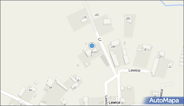 Lewice, Lewice, 17, mapa Lewice