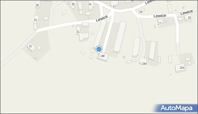 Lewice, Lewice, 30A, mapa Lewice