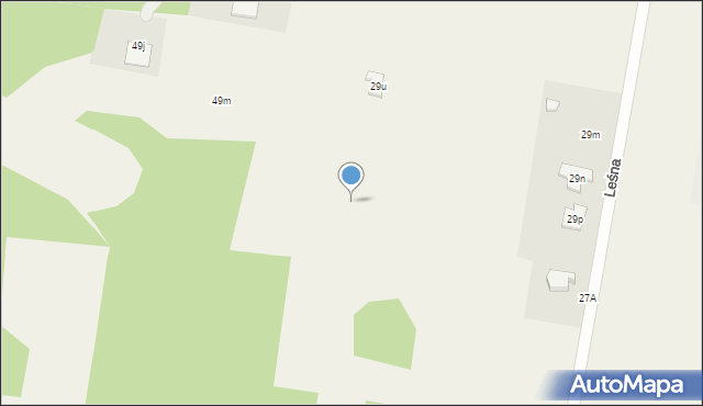 Lewickie, Leśna, 22a, mapa Lewickie