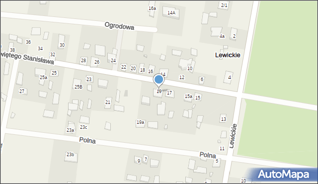 Lewickie, Lewickie, 19, mapa Lewickie
