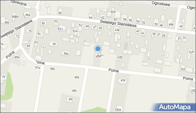 Lewickie, Lewickie, 45A, mapa Lewickie