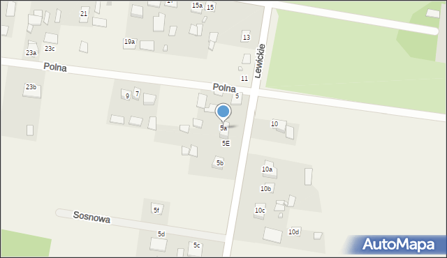 Lewickie, Lewickie, 5a, mapa Lewickie