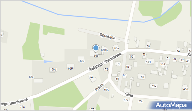 Lewickie, Lewickie, 66b, mapa Lewickie