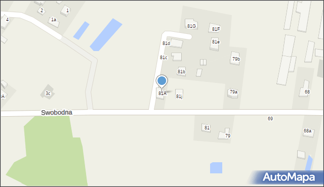 Lewickie, Lewickie, 81A, mapa Lewickie