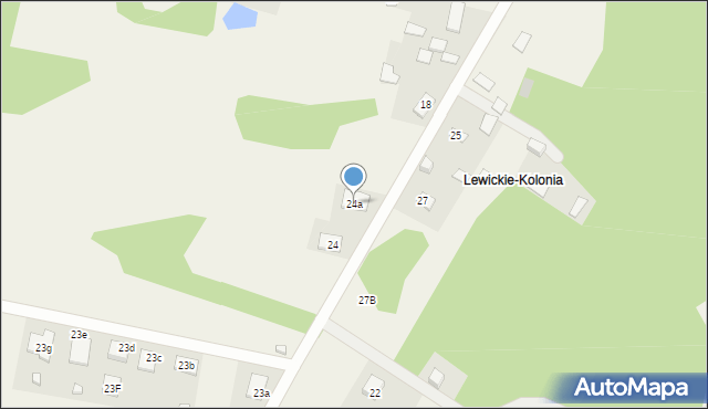 Lewickie-Kolonia, Lewickie-Kolonia, 24a, mapa Lewickie-Kolonia