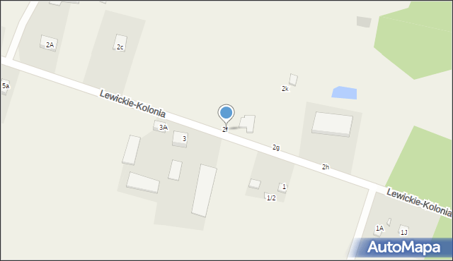 Lewickie-Kolonia, Lewickie-Kolonia, 2f, mapa Lewickie-Kolonia