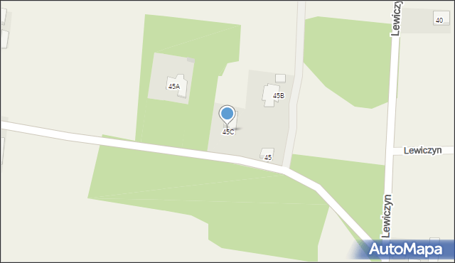 Lewiczyn, Lewiczyn, 45C, mapa Lewiczyn