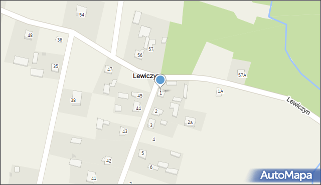 Lewiczyn, Lewiczyn, 1, mapa Lewiczyn