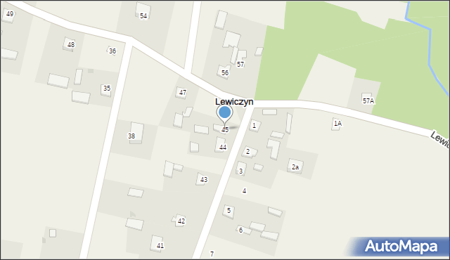 Lewiczyn, Lewiczyn, 45, mapa Lewiczyn