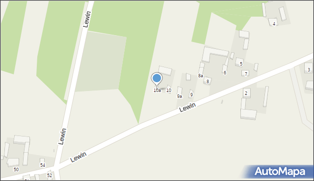 Lewin, Lewin, 10a, mapa Lewin