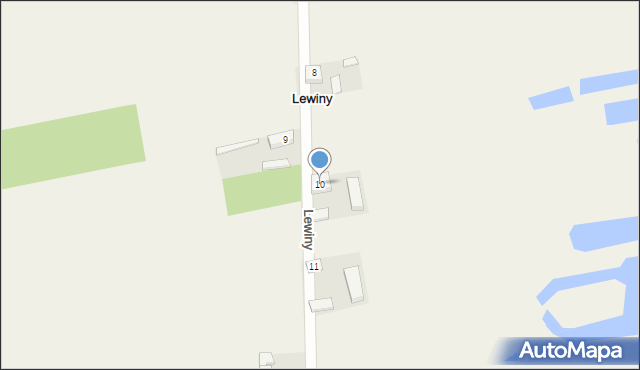Lewiny, Lewiny, 10, mapa Lewiny