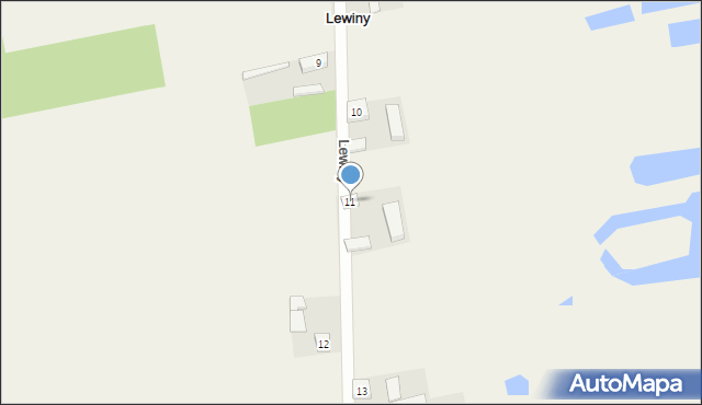 Lewiny, Lewiny, 11, mapa Lewiny