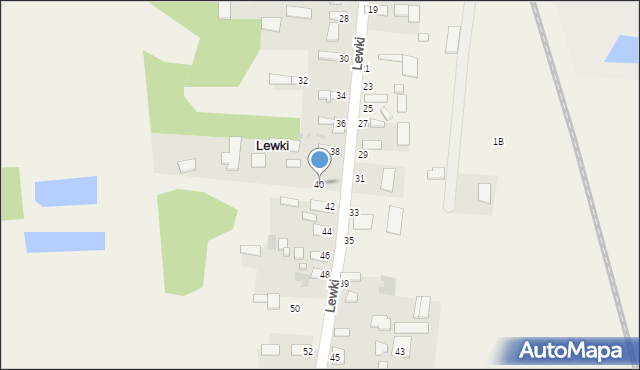 Lewki, Lewki, 40, mapa Lewki