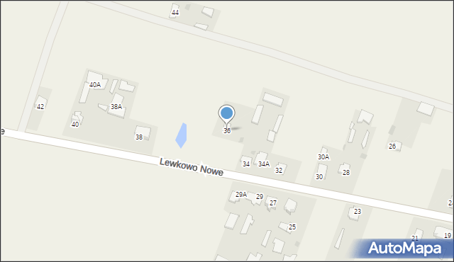 Lewkowo Nowe, Lewkowo Nowe, 36, mapa Lewkowo Nowe