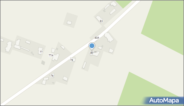 Lewkowo Nowe, Lewkowo Nowe, 80, mapa Lewkowo Nowe