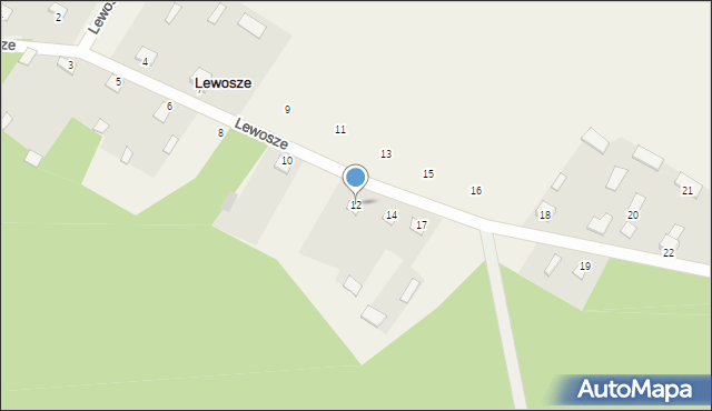 Lewosze, Lewosze, 12, mapa Lewosze