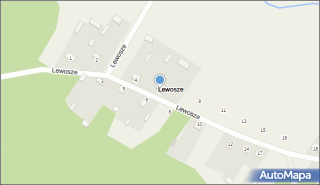 Lewosze, Lewosze, 7A, mapa Lewosze