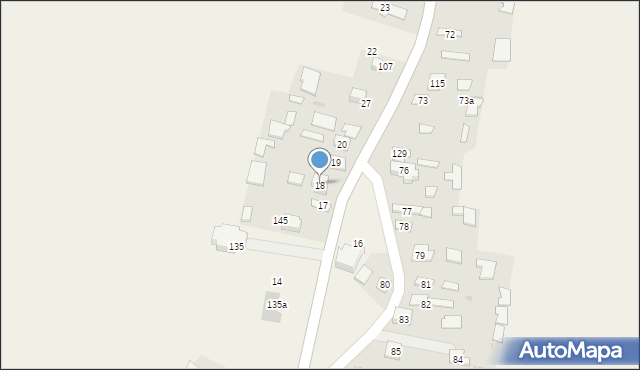 Leżachów, Leżachów, 18, mapa Leżachów