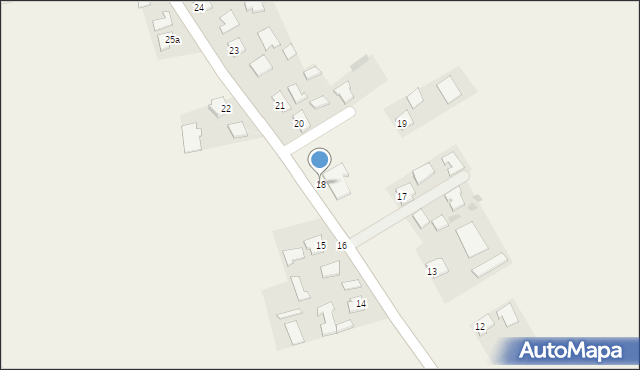 Leżachów-Osada, Leżachów-Osada, 18, mapa Leżachów-Osada