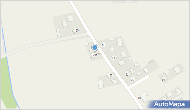 Leżachów-Osada, Leżachów-Osada, 25a, mapa Leżachów-Osada