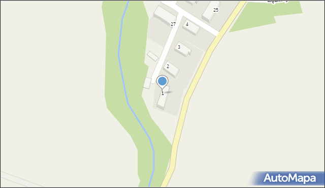 Łężany, Łężany, 1, mapa Łężany