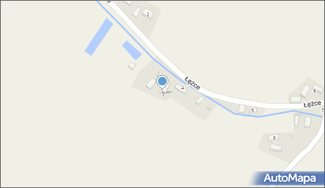 Łężce, Łężce, 3, mapa Łężce