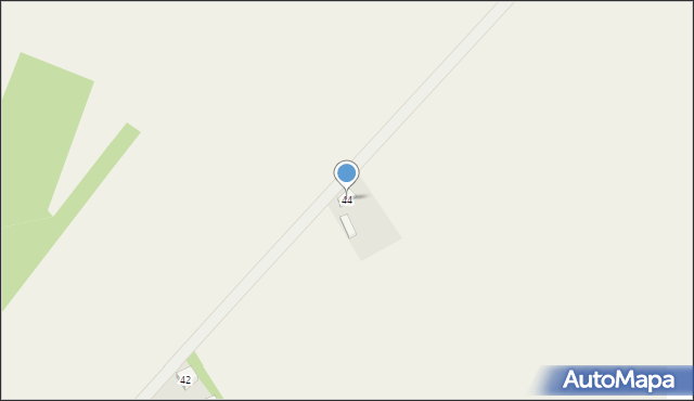 Łężce, Łężce, 44, mapa Łężce