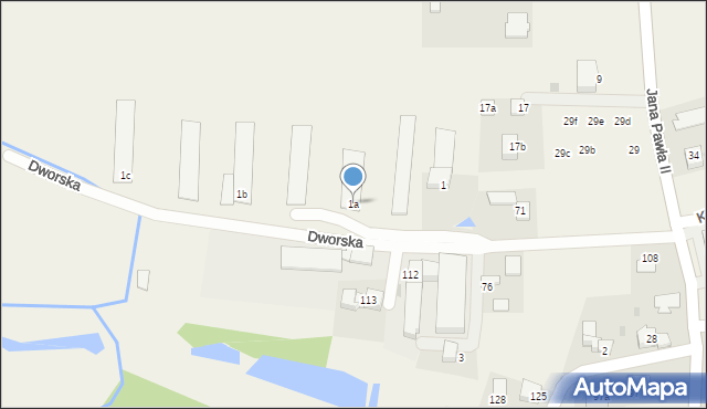 Łężkowice, Łężkowice, 1a, mapa Łężkowice