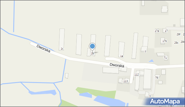 Łężkowice, Łężkowice, 1b, mapa Łężkowice