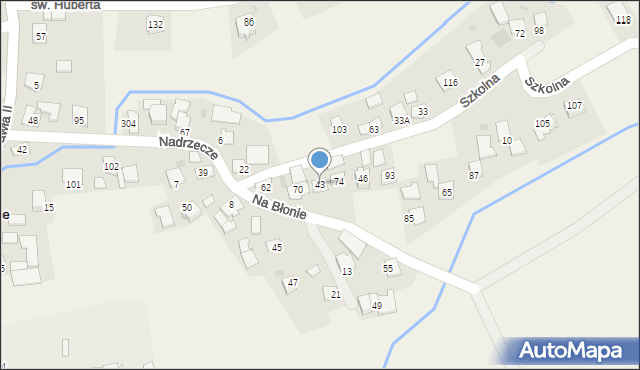 Łężkowice, Łężkowice, 43, mapa Łężkowice