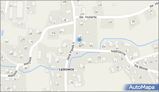 Łężkowice, Łężkowice, 48, mapa Łężkowice