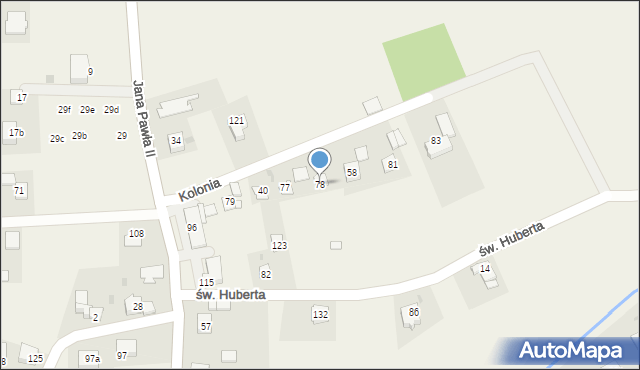 Łężkowice, Łężkowice, 78, mapa Łężkowice