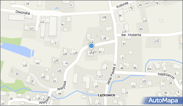 Łężkowice, Łężkowice, 97a, mapa Łężkowice