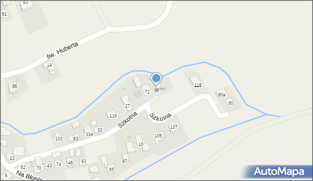 Łężkowice, Łężkowice, 98, mapa Łężkowice