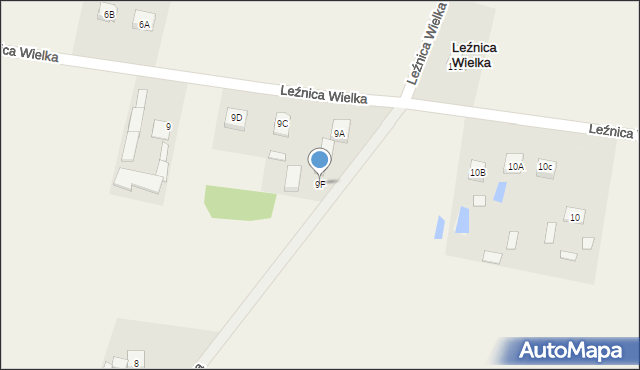 Leźnica Wielka, Leźnica Wielka, 9F, mapa Leźnica Wielka