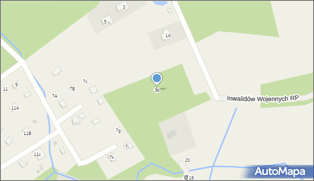 Lipowo, Letniskowa, 3b, mapa Lipowo