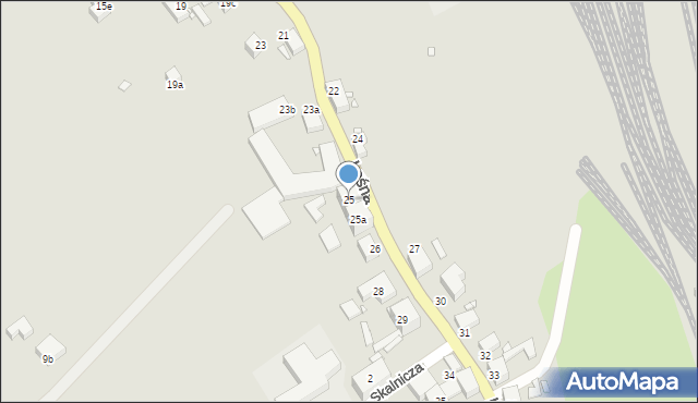 Lubań, Leśna, 25, mapa Lubań