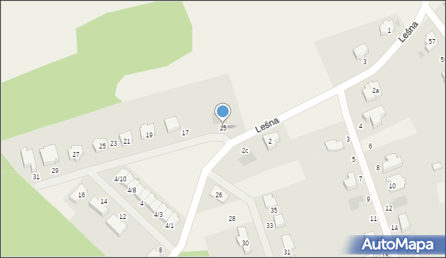 Lubiszewo Tczewskie, Leśna, 15, mapa Lubiszewo Tczewskie