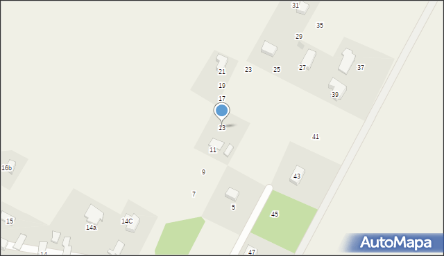 Machowino, Leśne Wzgórze, 13, mapa Machowino