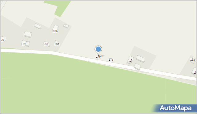 Machowino, Leśne Wzgórze, 17b, mapa Machowino