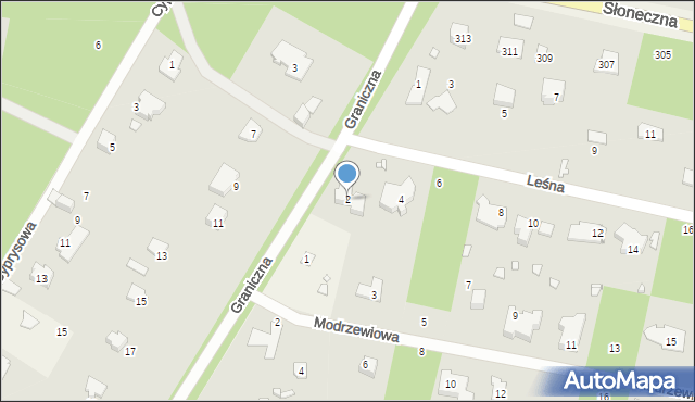 Magdalenka, Leśna, 2, mapa Magdalenka
