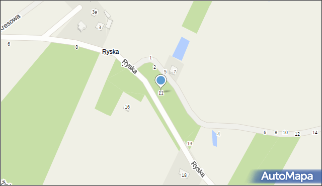 Maliszew, Letniskowa, 11, mapa Maliszew