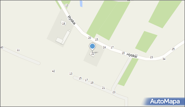 Maliszew, Letniskowa, 22, mapa Maliszew