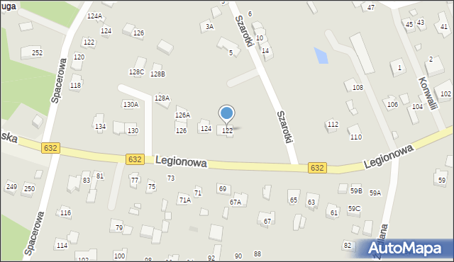 Marki, Legionowa, 122, mapa Marki