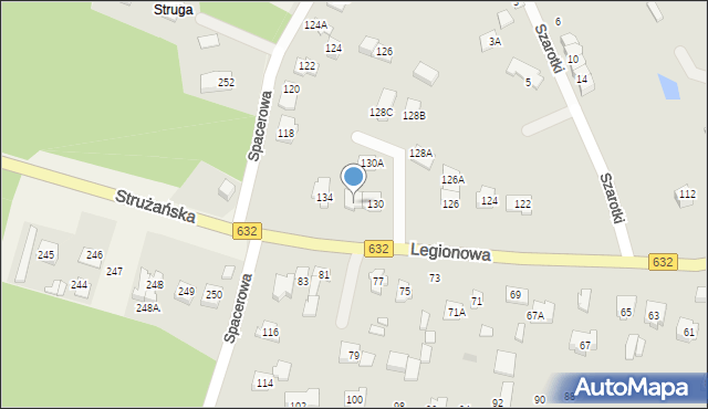 Marki, Legionowa, 132, mapa Marki
