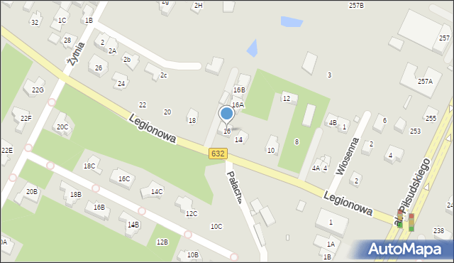 Marki, Legionowa, 16, mapa Marki