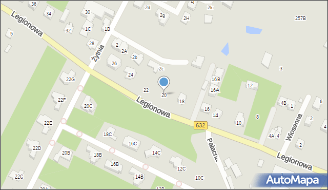 Marki, Legionowa, 20, mapa Marki
