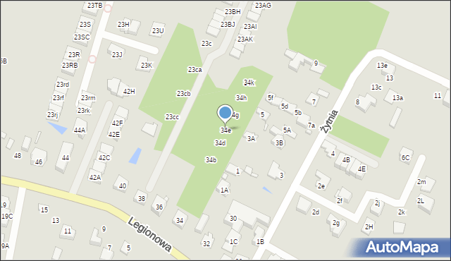 Marki, Legionowa, 34e, mapa Marki