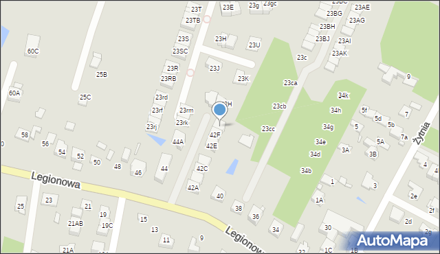 Marki, Legionowa, 42G, mapa Marki